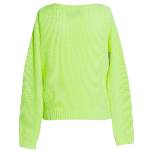 Pull fluo tricot fluo yellow