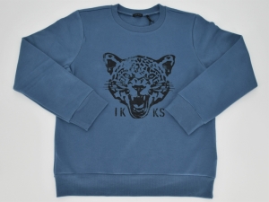 Sweater panter bleu lagon