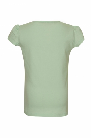 T-shirt regenboog light mint