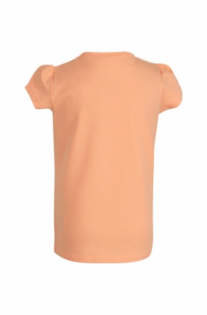 T-shirt ijsje glitter bright orange