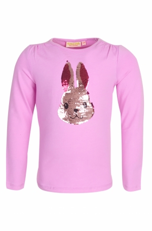 T-shirt konijn bright lila