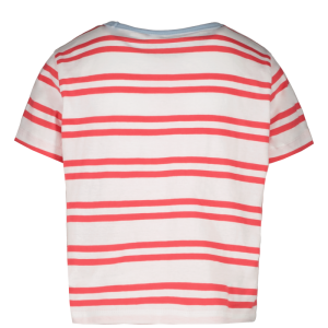 T-shirt gestreept 64/coral