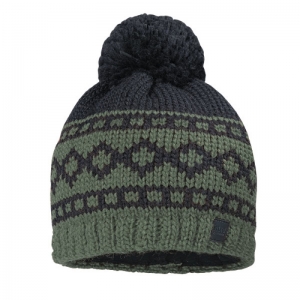 Muts jacquard met pompon 0014