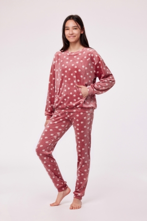 Meisjes pyjama velours 956