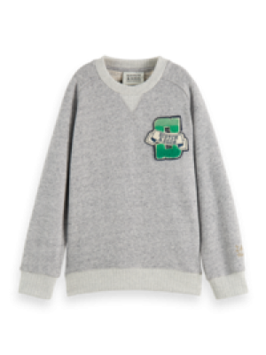 Sweater groene opduruk 0606