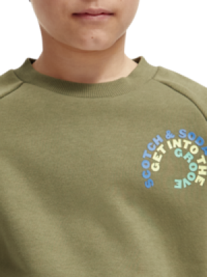 Sweater bedrukking op rug 0561
