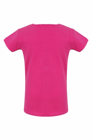 T-shirt konijn dark pink