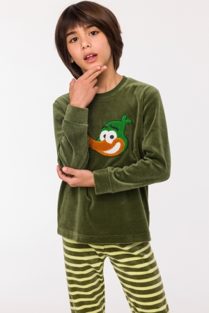 pyjama jongens velourd 753