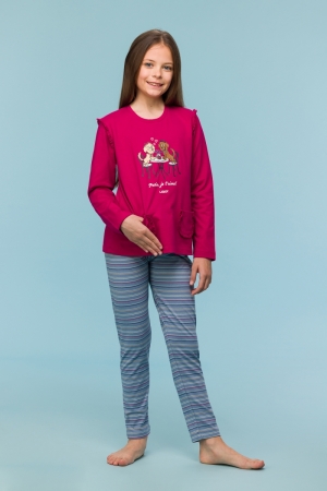 Pyjama meisjes jersey, zakjes 357
