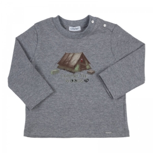 T-shirt tent grey melange