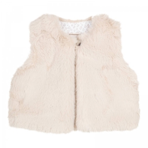 Gilet teddy beige