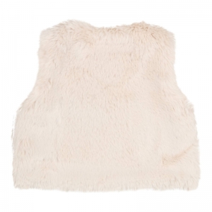 Gilet teddy beige