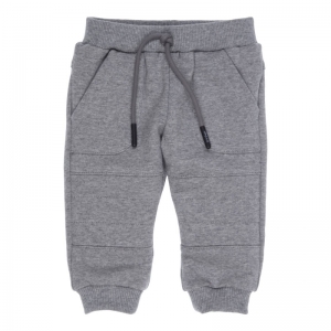 Broek sweaterstof grey melange