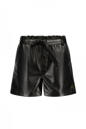 Short leather look antra