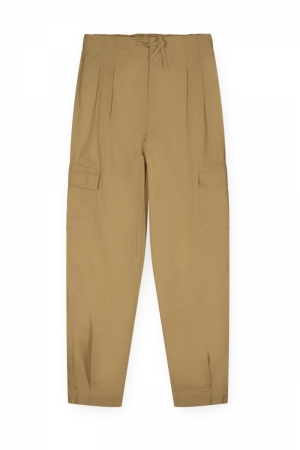Broek zijzakken kahki