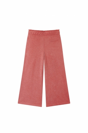 Broek rib medium pink