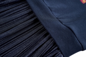 Kleed rok plisse navy