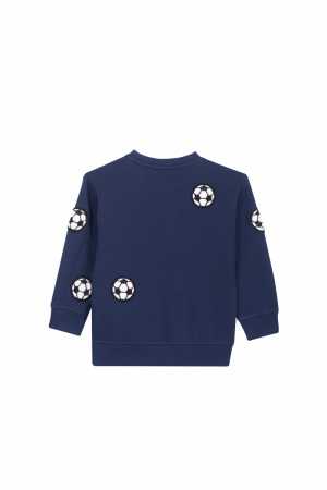 Sweater voetbal navy