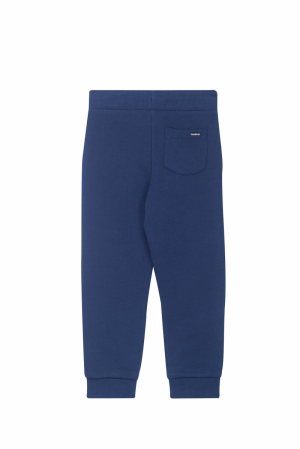 Broek sweaterstof navy