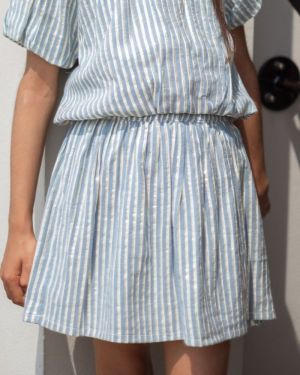 Rok gestreet glitter stripe