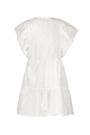 Kleed broderie bloemen off white