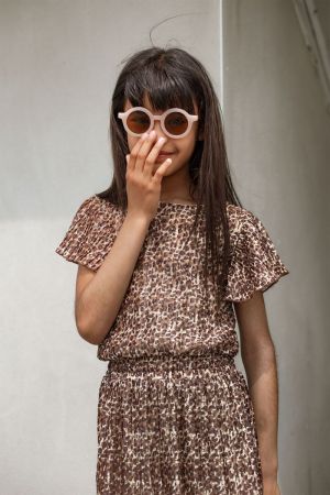 Kleed tijger print leopard latte