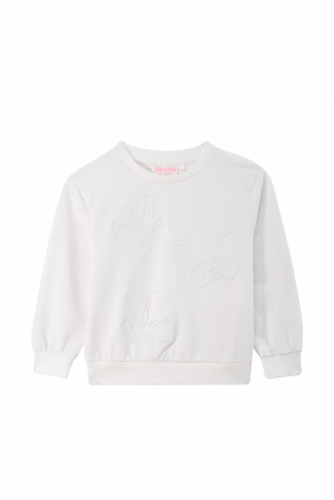 Sweater vlinder ecru