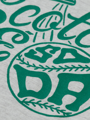 T-shirt groene opdruk 030
