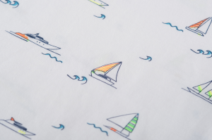 T-shirt all-over print ecru