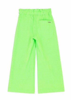 Broek vichy neon gREEN