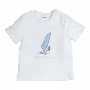 T-shirt windsurfer white