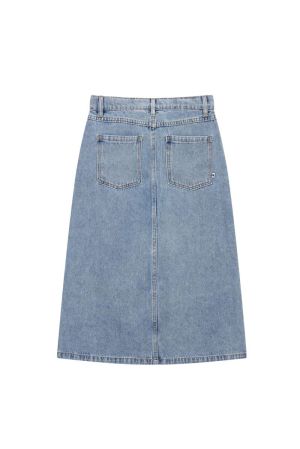 Rok jeans lang light denim