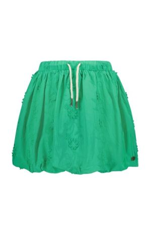 Rok bloemen broderie sea green