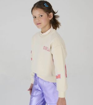 Sweater letters ecru