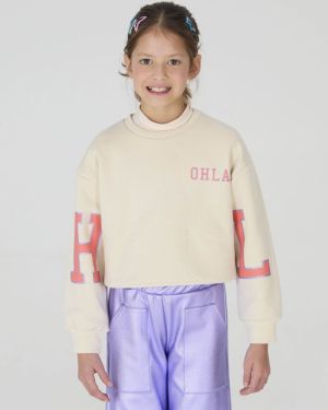 Sweater letters ecru