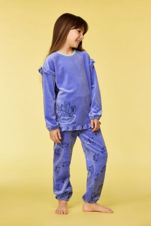 Meisjespyjama velours 354