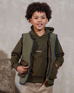 Bodywarmer reversible army