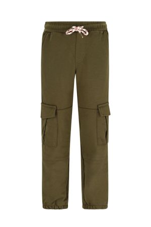 Broek sweaterstof army