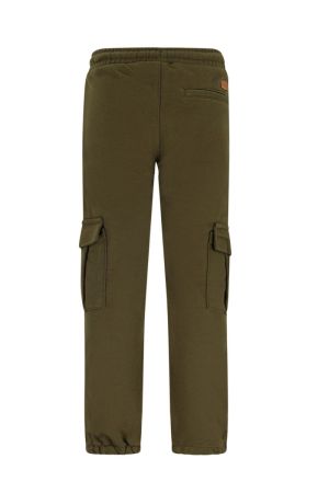 Broek sweaterstof army