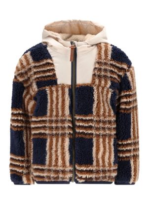 Gilet teddy met rits navy
