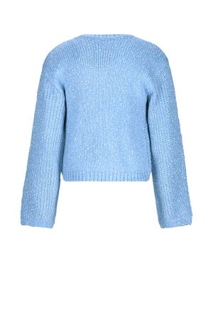 Pull fantasie tricot bright sky