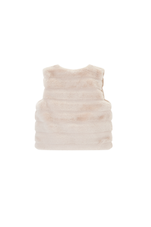 Gilet bont dark ecru