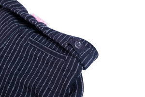 Rok gestreept, plooien navy