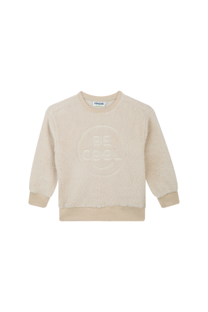 Sweater teddy light beige