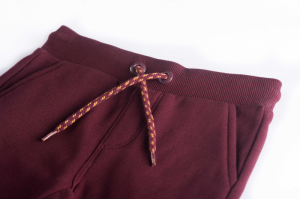 Broek sweaterstof bordeaux