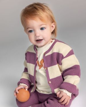 Gilet gestreept N394
