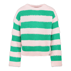 Pull brede streep 69/pink