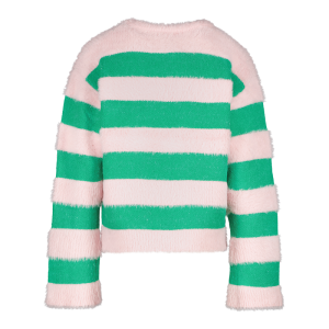 Pull brede streep 69/pink