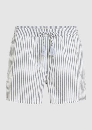 Short gestreept steel blue
