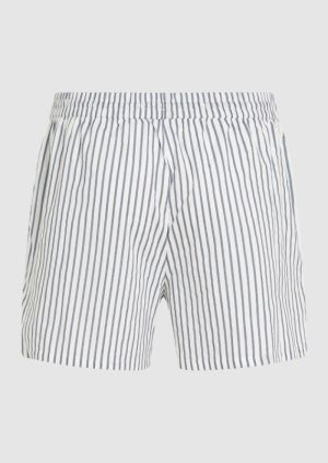 Short gestreept steel blue